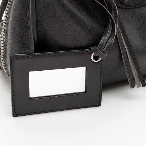 Balenciaga Grained Calfskin Papier A6 Zip Around Small Tote