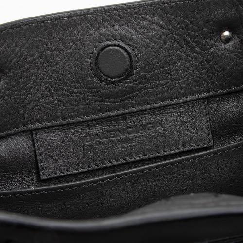 Balenciaga Grained Calfskin Papier A6 Zip Around Small Tote