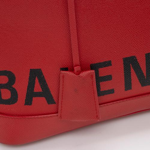 Balenciaga Grained Calfskin Ville Medium Top Handle Bag