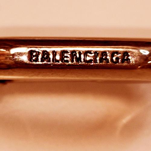 Balenciaga Hourglass Embossed Leather Satchel