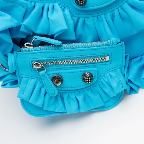 Balenciaga Jersey Ruffles Le Cagole XS Shoulder Bag