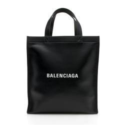 Balenciaga Leather Logo Market Tote