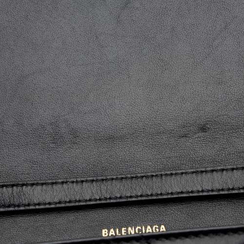 Balenciaga Quilted Calfskin B Phone Holder Crossbody