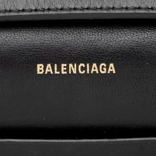 Balenciaga Quilted Calfskin B Phone Holder Crossbody