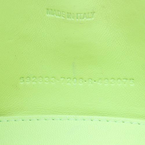 Balenciaga Shiny Croc Embossed Calfskin Hourglass XS Top Handle