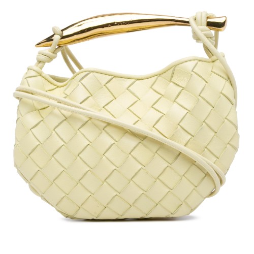 Bottega Veneta Baby Lambskin Intrecciato Sardine Bag