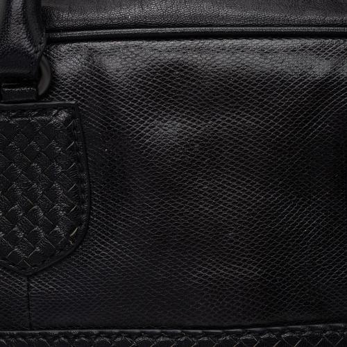 Bottega Veneta Calfskin Karung Intrecciato Weekender