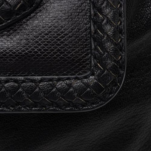 Bottega Veneta Calfskin Karung Intrecciato Weekender