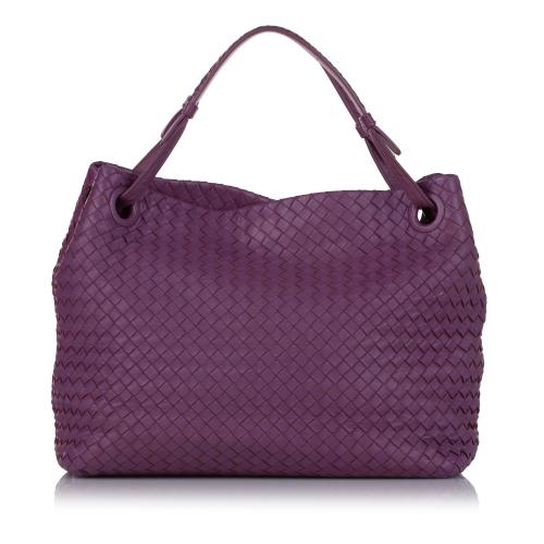 Bottega Veneta Intrecciato Garda Leather Tote Bag