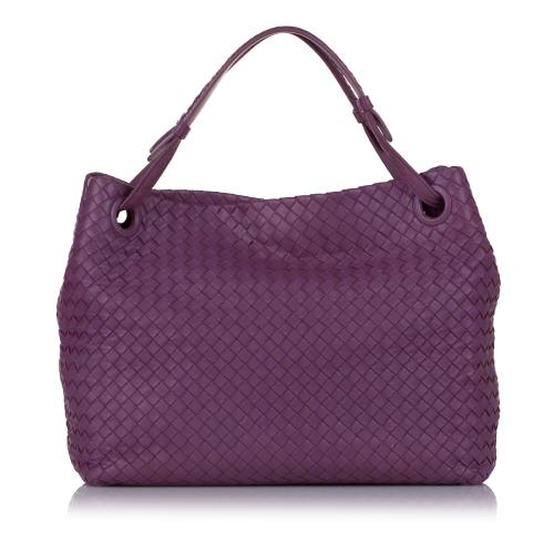 Bottega Veneta Intrecciato Garda Leather Tote Bag