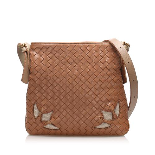 Bottega Veneta Intrecciato Leather Crossbody Bag