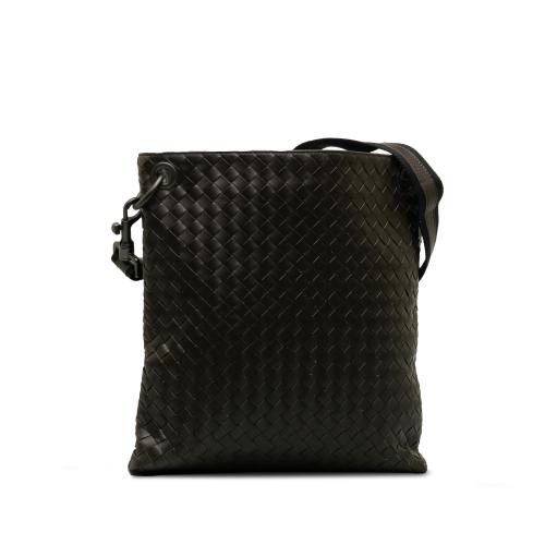 Bottega Veneta Intrecciato Leather Crossbody Bag