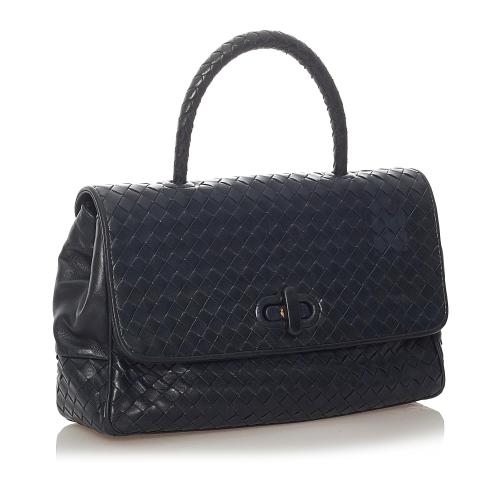 Bottega Veneta Intrecciato Leather Handbag