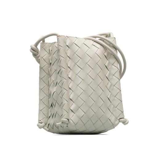 Bottega Veneta Intrecciato Mini Knot Bucket Bag