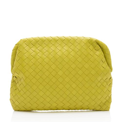 Bottega Veneta Intrecciato Nappa Clasp Document Case