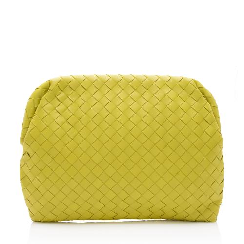 Bottega Veneta Intrecciato Nappa Clasp Document Case