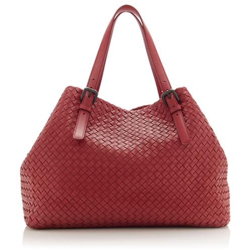 Bottega Veneta Intrecciato Nappa Cube Tote