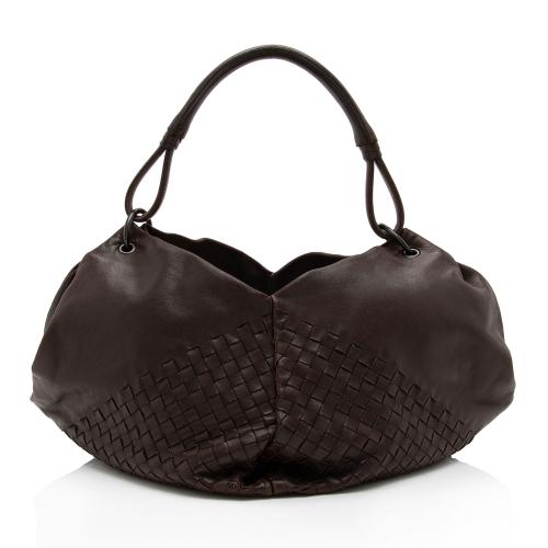 Bottega Veneta Intrecciato Nappa Fortune Cookie Hobo