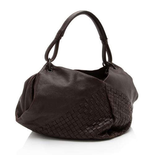 Bottega Veneta Intrecciato Nappa Fortune Cookie Hobo