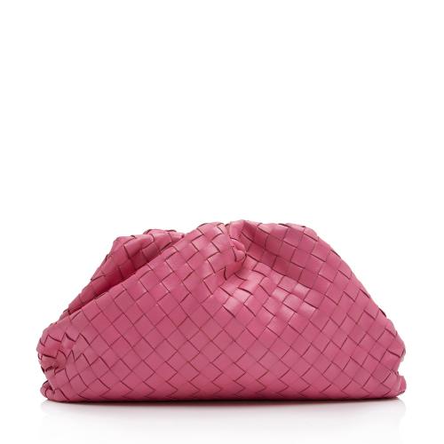 Bottega Veneta Intrecciato Nappa Leather The Pouch Clutch