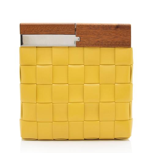 Bottega Veneta Intrecciato Nappa The Snap Clutch