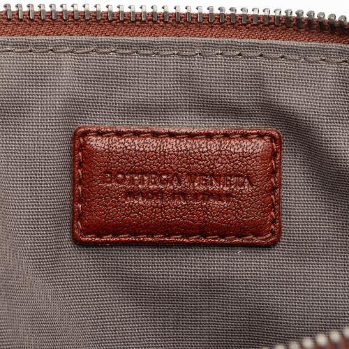 Bottega Veneta Intrecciato Nappa Tricolor Zip Pouch