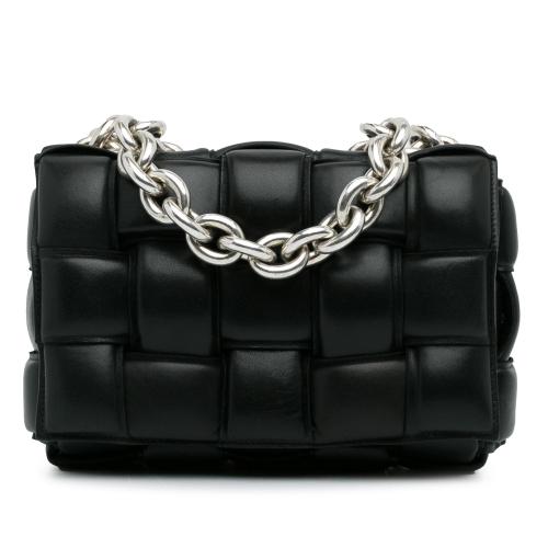 Bottega Veneta Intrecciato Padded Cassette Chain Satchel