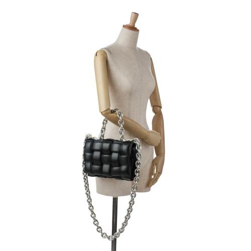 Bottega Veneta Intrecciato Padded Cassette Chain Satchel