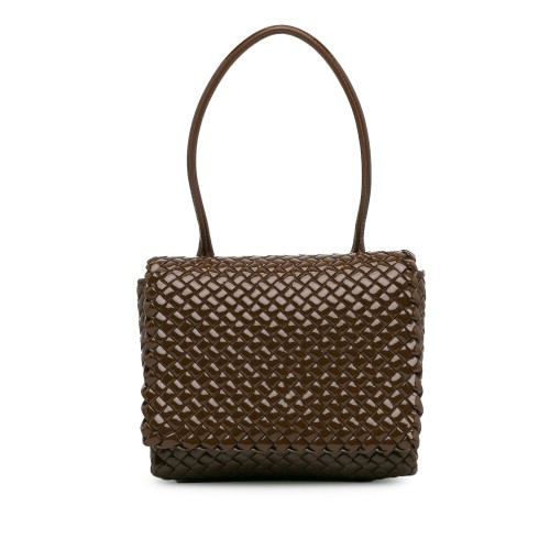 Bottega Veneta Intrecciato Patent Patti