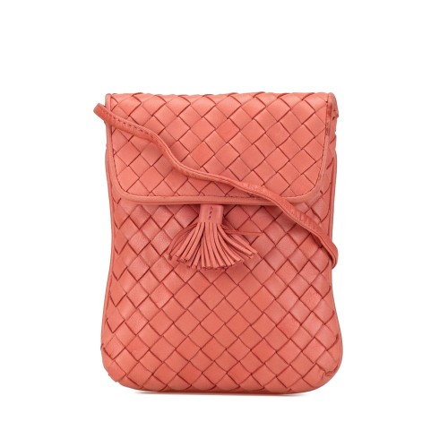 Bottega Veneta Intrecciato Tassel Crossbody