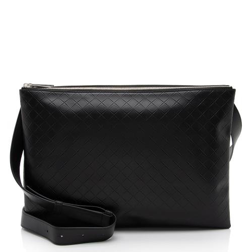 Bottega Veneta Intrecciomirage Nappa Triple Zip Maxi Messenger