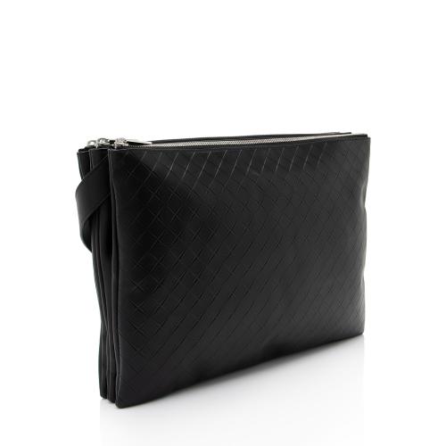 Bottega Veneta Intrecciomirage Nappa Triple Zip Maxi Messenger