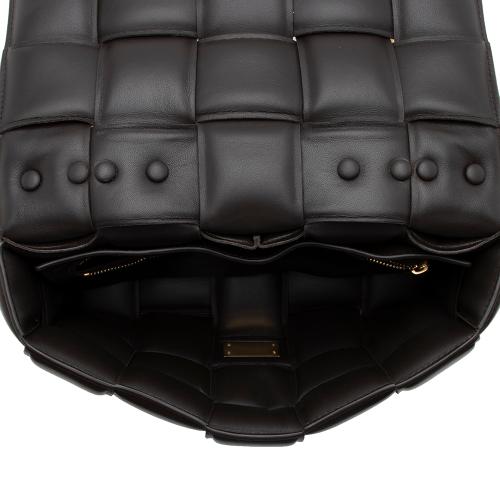 Bottega Veneta Lambskin Cassette Chain Maxi Shoulder Bag