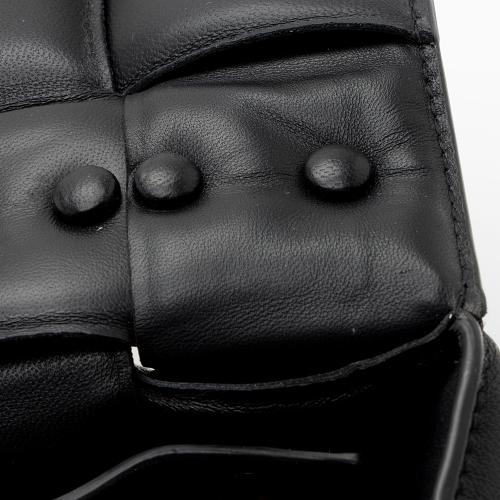 Bottega Veneta Lambskin Cassette Chain Maxi Shoulder Bag