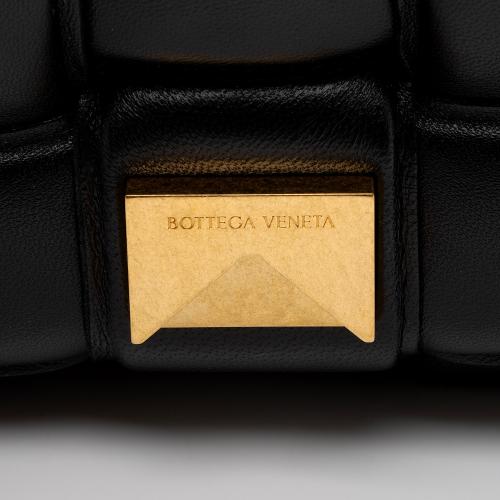 Bottega Veneta Lambskin Cassette Chain Maxi Shoulder Bag