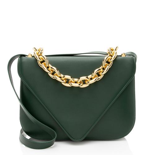 Bottega Veneta Leather The Mount Envelope Chain Medium Shoulder Bag