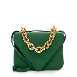 Bottega Veneta Leather The Mount Envelope Chain Small Shoulder Bag