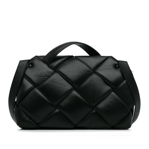 Bottega Veneta Maxi Intrecciato Padded Leather Satchel