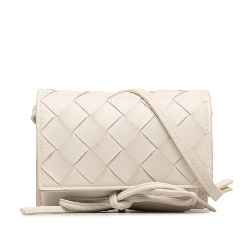 Bottega Veneta Mini Intrecciato Knot Crossbody