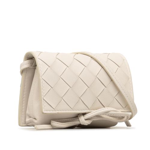 Bottega Veneta Mini Intrecciato Knot Crossbody