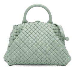 Bottega Veneta Mini Nappa Intrecciato Padded The Handle Satchel