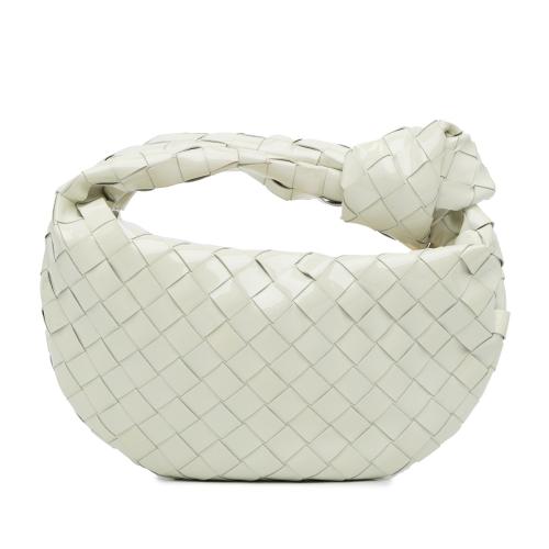 Bottega Veneta Mini Patent Intrecciato Jodie