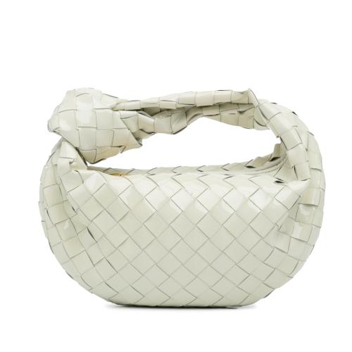 Bottega Veneta Mini Patent Intrecciato Jodie