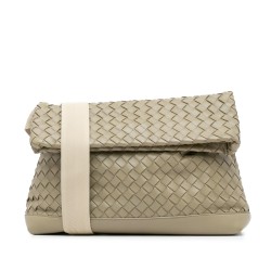 Bottega Veneta Nappa Intrecciato Fold Over Crossbody