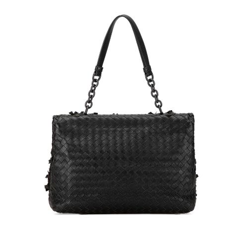 Bottega Veneta Nappa Intrecciato Tobu Olimpia Shoulder Bag