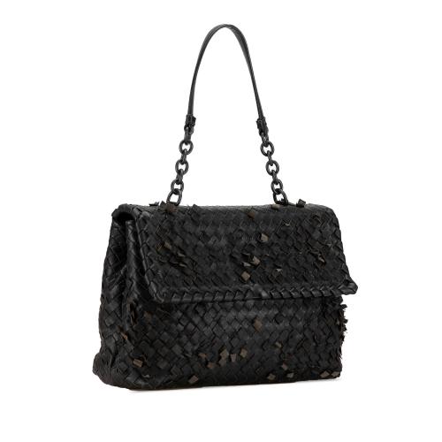 Bottega Veneta Nappa Intrecciato Tobu Olimpia Shoulder Bag