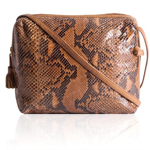 Bottega Veneta Snakeskin Shoulder Handbag 