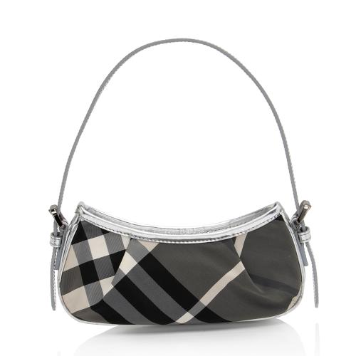 Burberry Beat Check Small Shoulder Bag