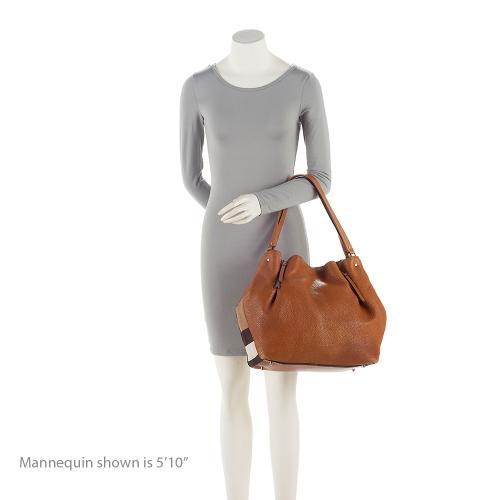 Burberry Calfskin House Check Maidstone Medium Shoulder Bag Burberry Handbags Bag Borrow or Steal