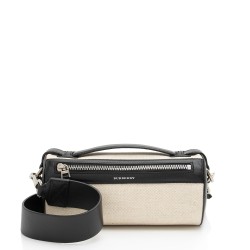 Burberry Canvas Barrel Crossbody